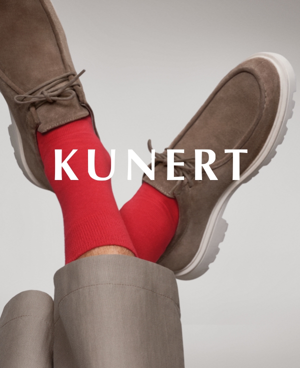KUNERT / HUDSON – немецкий бренд с акцентом на инновационные технологии и комфорт в производстве носочно-чулочной продукции. KUNERT выпускает премиальную «одежду для ног» с 1907 года, являясь признанным экспертом. HUDSON – коммерческий сегмент в носочно-ч