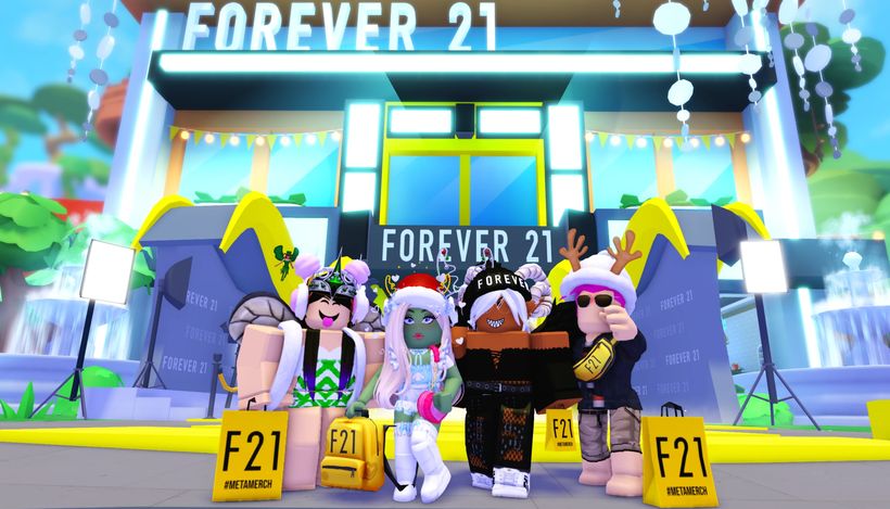 Forever 21 запустил игру на Roblox